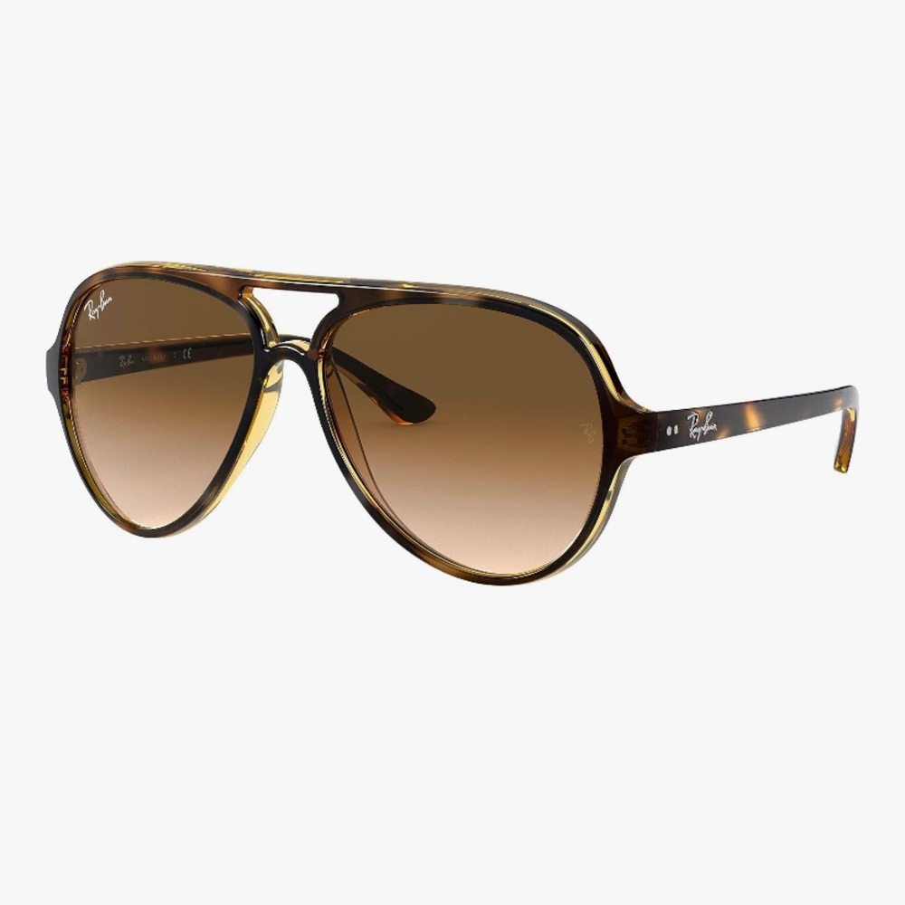 Ray-Ban Tortoise Frame Sunglasses with Brown Lenses